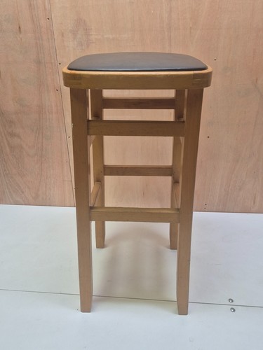 Vintage wooden bar stool pub - wooden,