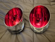 A Pair of Parisian Mercury Glass Tealight Candle Holders . Excellent Condition.