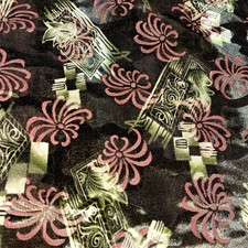 Material fabric stretch off cuts-  Material- floral Design - 120 x 40cm