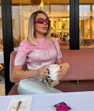 ZARA WOMAN NWT FW23 PINK CABLE