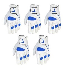 Golf Gloves x 5 Premium Cabretta Leather All Sizes AAA GRADE LEATHER Free P&P