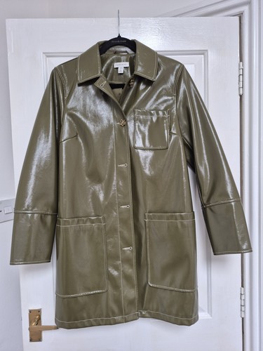 Topshop olive green vinyl - green,