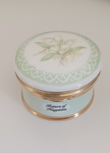 Staffordshire enamel trinket - staffordshire,