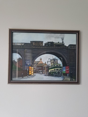 Framed print steam - steam, train