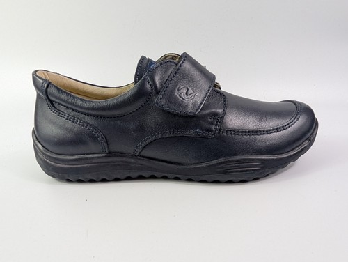 Naturino navy leather - navy, riptape