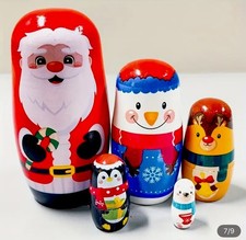 CHRISTMAS MATRYOSHKA WOODEN