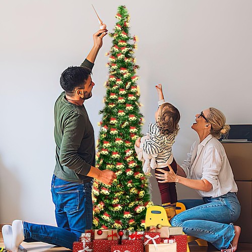 5ft pop up - 5ft-1.5m, tinsel