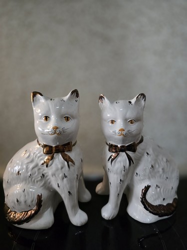 Pair antique staffordshire - antique,