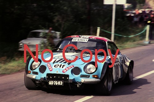 Alpine 110 rally - (renault), a