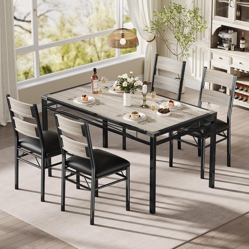 Dining table set for with - table,