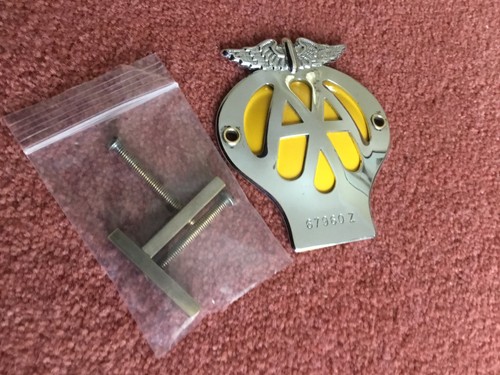 Vintage car badge m cycle - car, badge.(