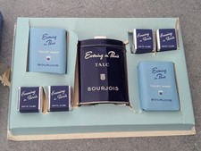 Vintage Bourjois Evening in Paris Talc, Bath Cube & Soap Set Boxed Ideal Gift 