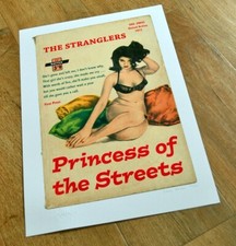 THE STRANGLERS PRINCESS OF THE STREETS  PUNK POSTER Limited to 50 pieces