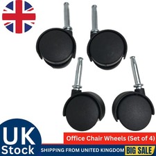 4x Twin Black Office Chair