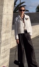 Zara Woman SEQUIN CROPPED