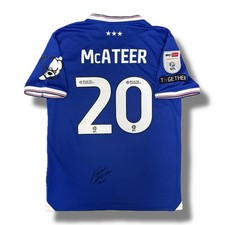 Signed KASEY McATEER Ipswich Town 25/26 Football Home Shirt - COA & Photo Proof