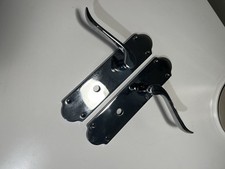 Ex Display Chrome Scroll Bathroom Lock Handle No Fixings / Spindle / Thumbturn