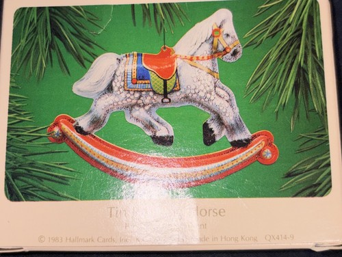 Hallmark tin rocking horse - tin,
