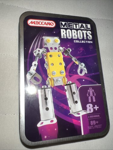 Meccano metal robots - meccano,