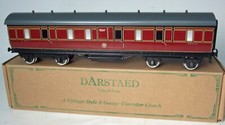 Boxed Darstaed O gauge LMS corridor full brake coach