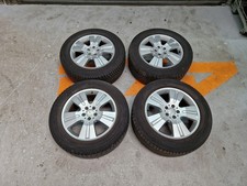 2008 MERCEDES ML W164 ALLOY WHEELS WITH TYRES 255/55R18