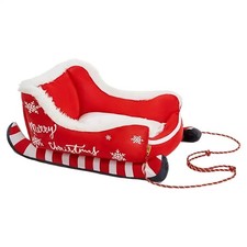 Christmas Sleigh Dog Bed