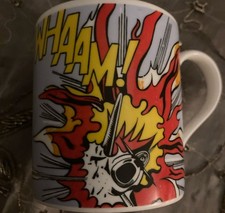 Roy Lichtenstein Whaam!  1963 Mug. A rare Pop Art Comic book Christmas gift. 