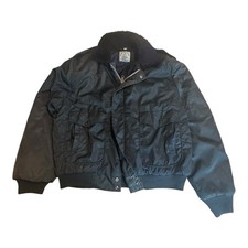 Vintage Navy Bomber jacket Middlesex naval uniform baggy army 90s Mens XXL