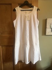 Next White Linen Dress Size UK