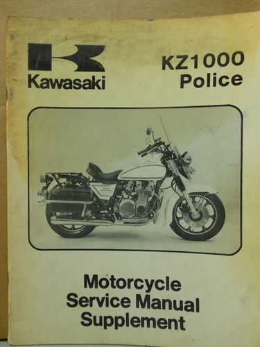 Original kawasaki 1980 police - original,