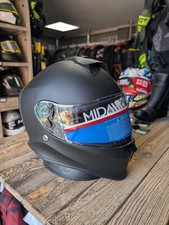 MIDA MV-151 Full Face Motorcycle Helmet ECE 22.06 - Matt Black L Warehouse Deal