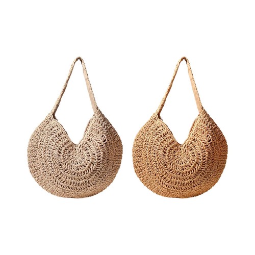 Straw beach bag - bag, lady