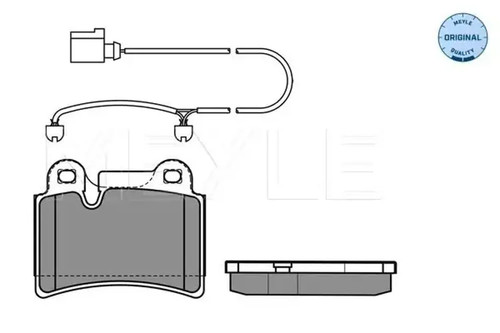 Brake pads rear axle 025 - rear,