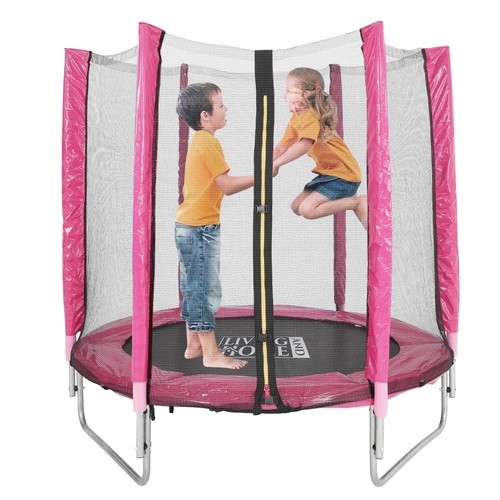 5ft kid trampoline with - trampoline, safety