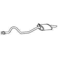 Exhaust Tail Pipe With Back