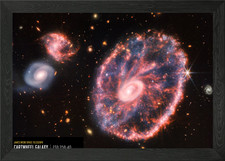 Cartwheel Galaxy Framed Wall