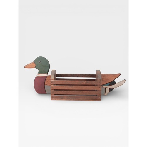 Vintage wooden duck storage - vintage,