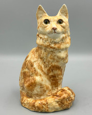 Winstanley England Ginger Cat Sitting size 4 Figure.