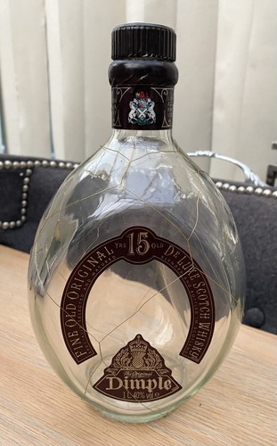 Empty vintage haig - empty, whisky