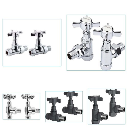 Radiator valves traditional - radiator, x2
