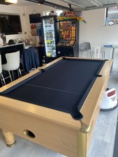 Pool Table Cloth Re-cover West Mids/Staffordshire Grey, Charcoal