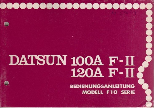 Datsun 100a 120a - datsun,