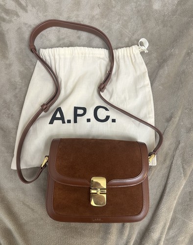 Grace small brown suede - a.p.c.,