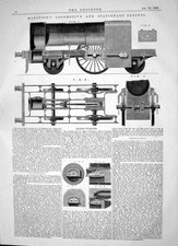 Old Print 1863 Makinson