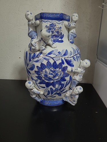 Chinese blue white fertility - white,