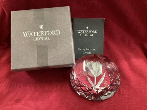 Waterford paperweight circular - paperweight,