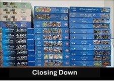 Gibsons 4x500 piece jigsaw puzzles Gibsons, Ravensburger, Chums