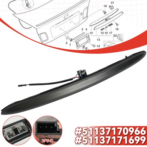 Rear trunk boot handle lid - rear,