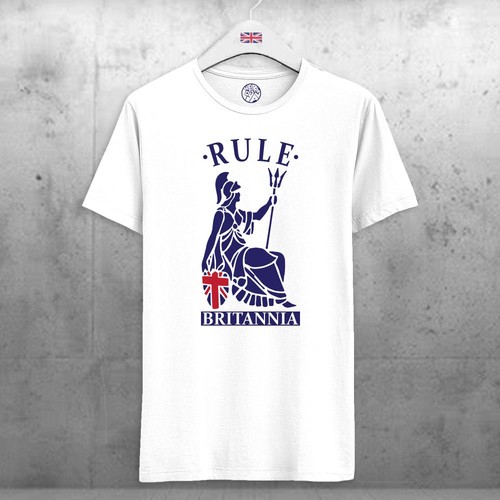 Rule britannia white organic - white,