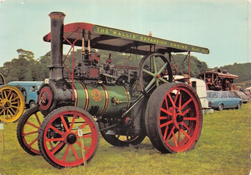Steam traction engine - steam,